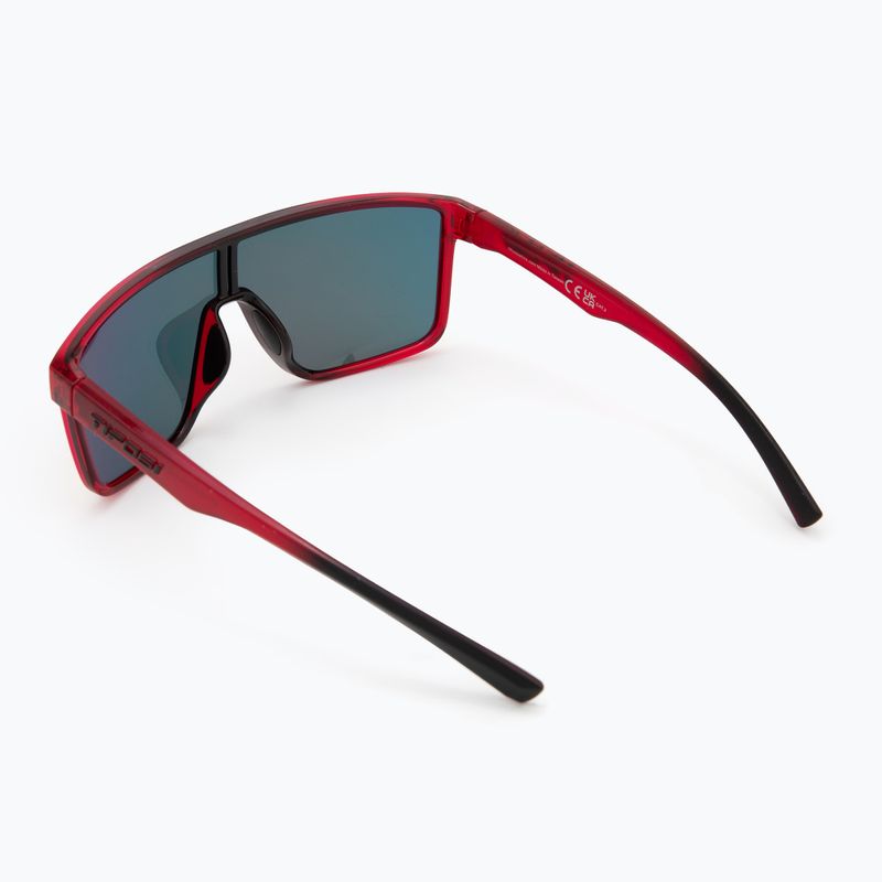 Tifosi Sanctum crystal red fade/smoke red sunglasses 2