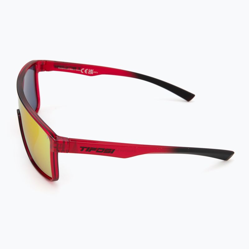 Tifosi Sanctum crystal red fade/smoke red sunglasses 4