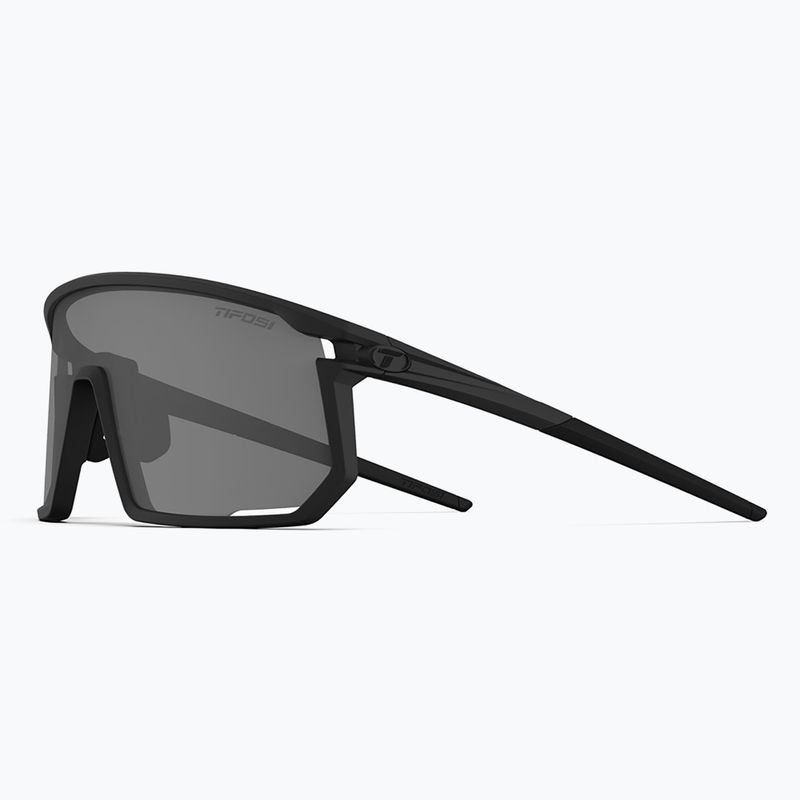 Tifosi Moab blackout/smoke/ac red/clear sunglasses 3