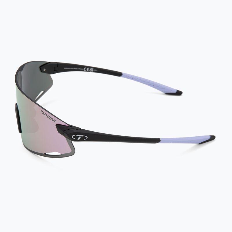 Tifosi Vogel XC matte black/violet mirror sunglasses 4