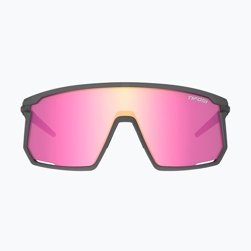 Tifosi Moab Clarion satin vapor/clarion sunset pink/ac red/clear sunglasses 2