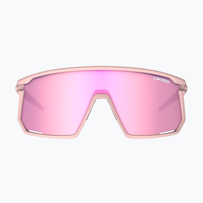 Tifosi Moab Clarion matte pink/clarion rose/ac red/clear sunglasses 2