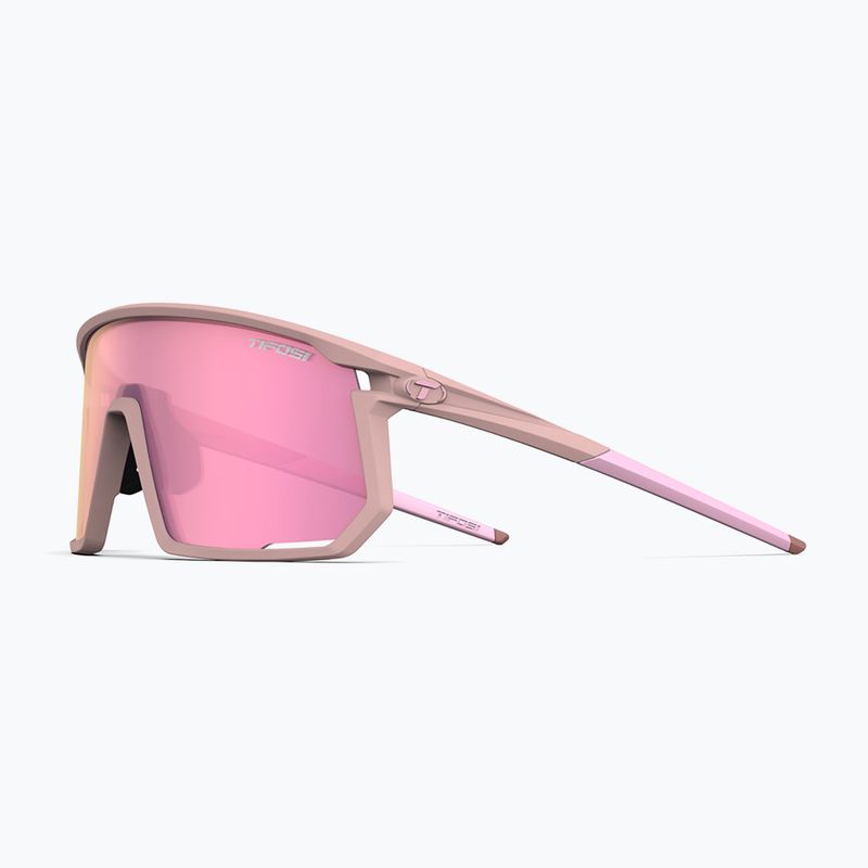 Tifosi Moab Clarion matte pink/clarion rose/ac red/clear sunglasses 3