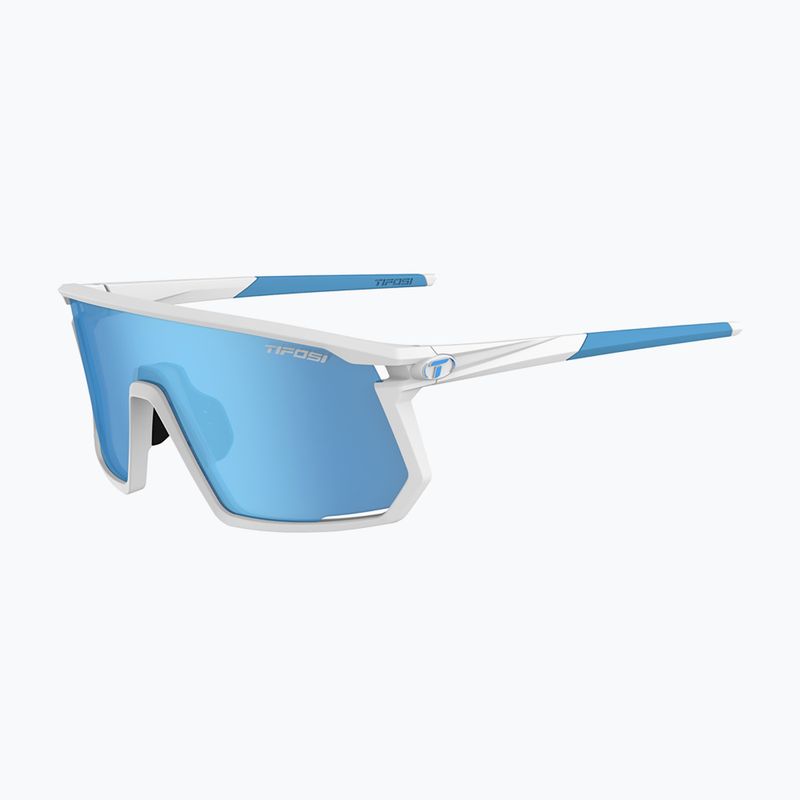 Tifosi Moab Clarion matte white/clarion blue/ac red/clear sunglasses