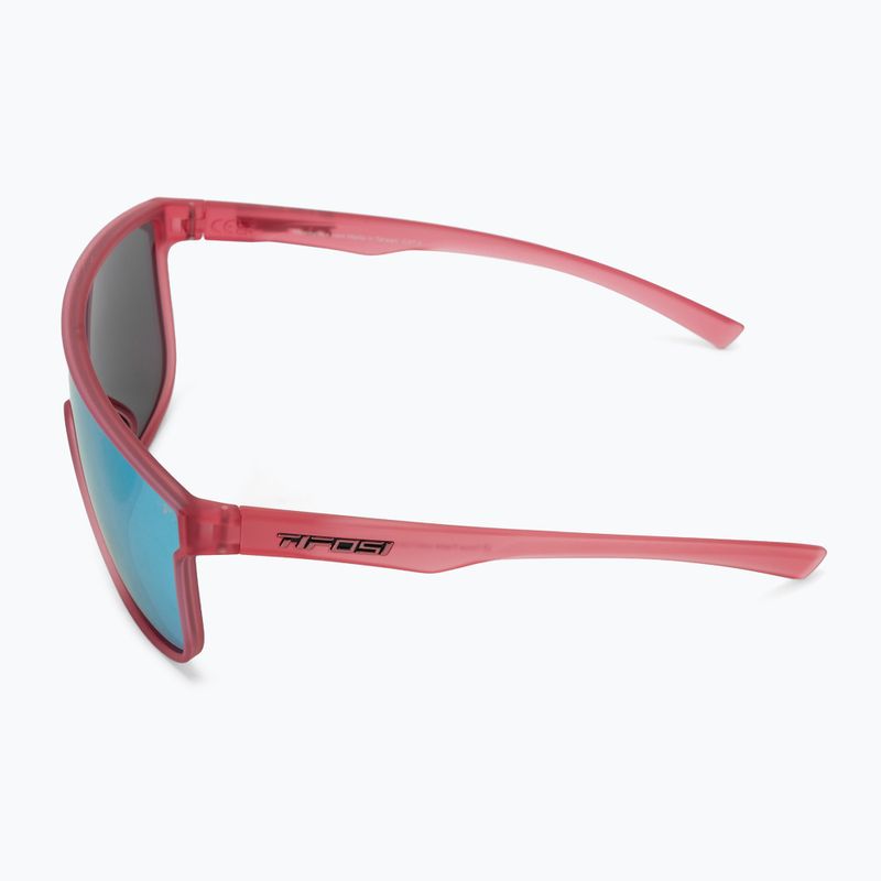 Sunglasses Tifosi Sanctum XL matte crystal pink/sky blue mirror 4