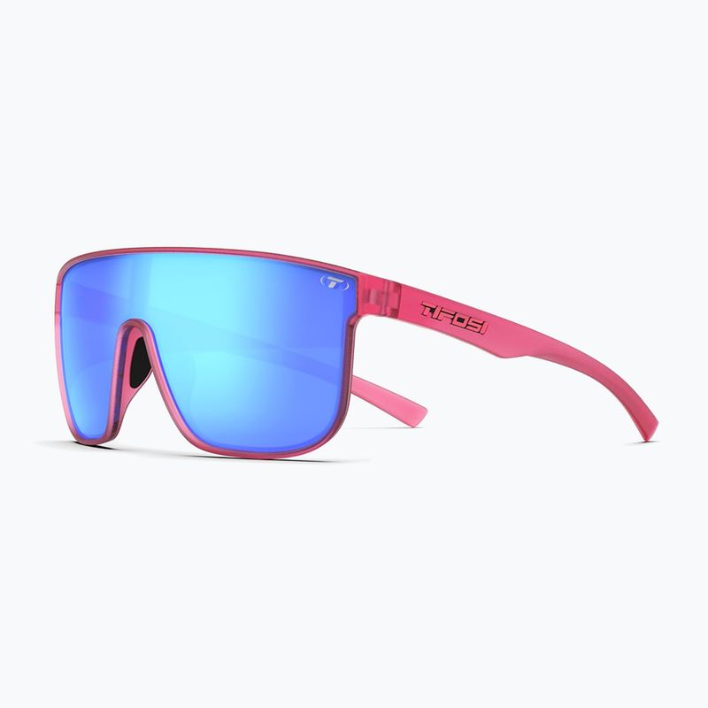 Sunglasses Tifosi Sanctum XL matte crystal pink/sky blue mirror 3