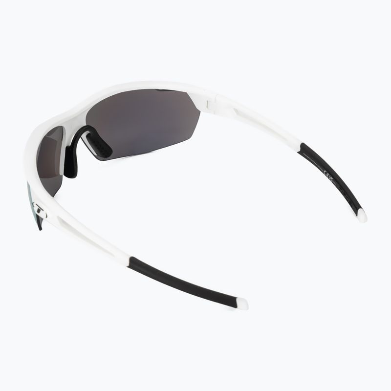 Sunglasses Tifosi Navar matte white/smoke bright blue mirror 2