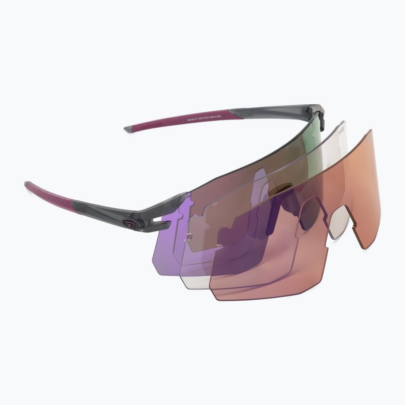 Sunglasses Tifosi Moab XC Clarion satin vapor/clarion deep purple/ac red/clear