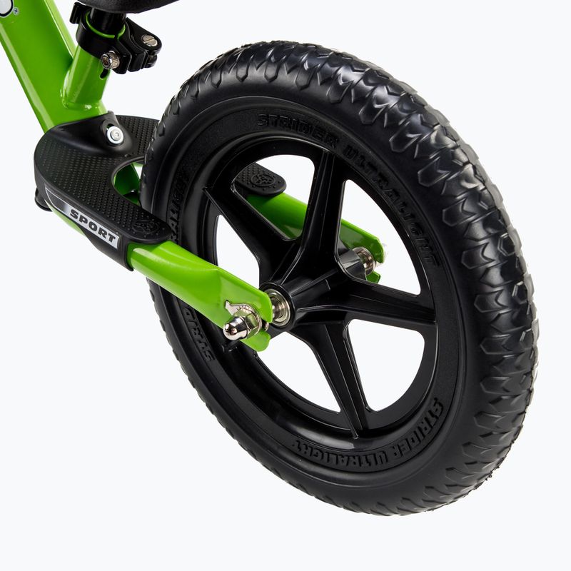 Strider Sport 12" green cross-country bicycle 6