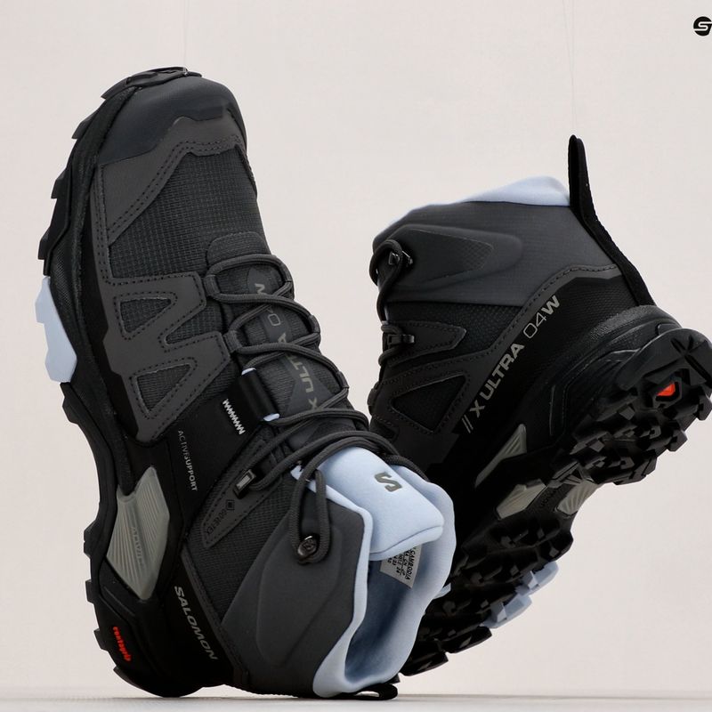 Women's trekking boots Salomon X Ultra 4 Mid GTX magnet/black/zen 19