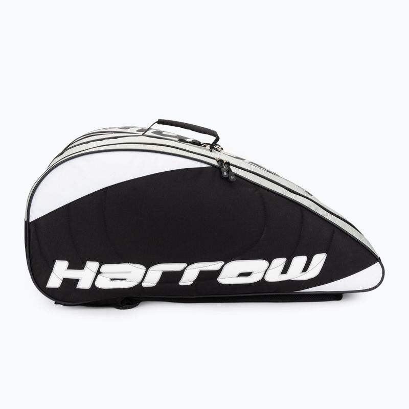 Tennis bag Harrow Pro Racquet Bag black/silver 2