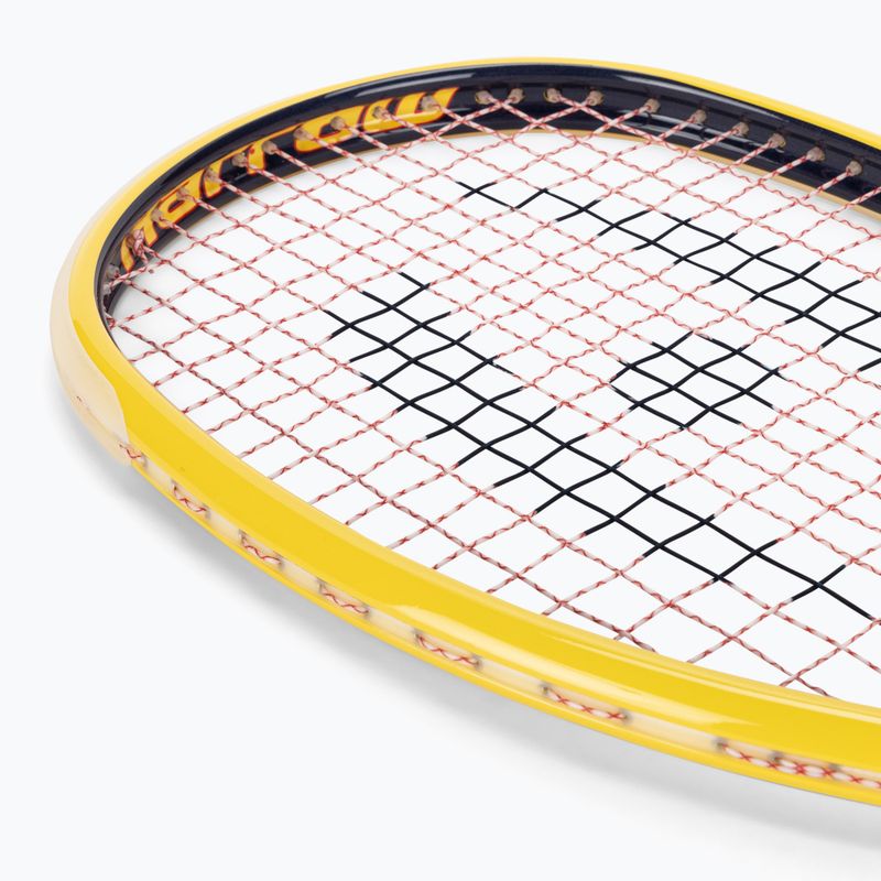 Squash racket Harrow Vapor 110 yellow/navy/red 5