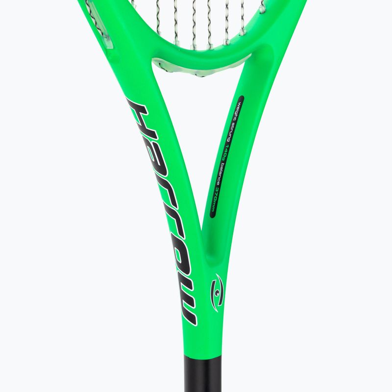 Harrow Vibe lime/black squash racket 4