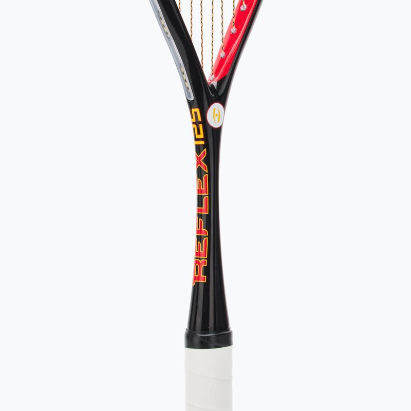 Harrow Reflex 125 Tarek Momen Signature black/ red/ yellow squash racket 4