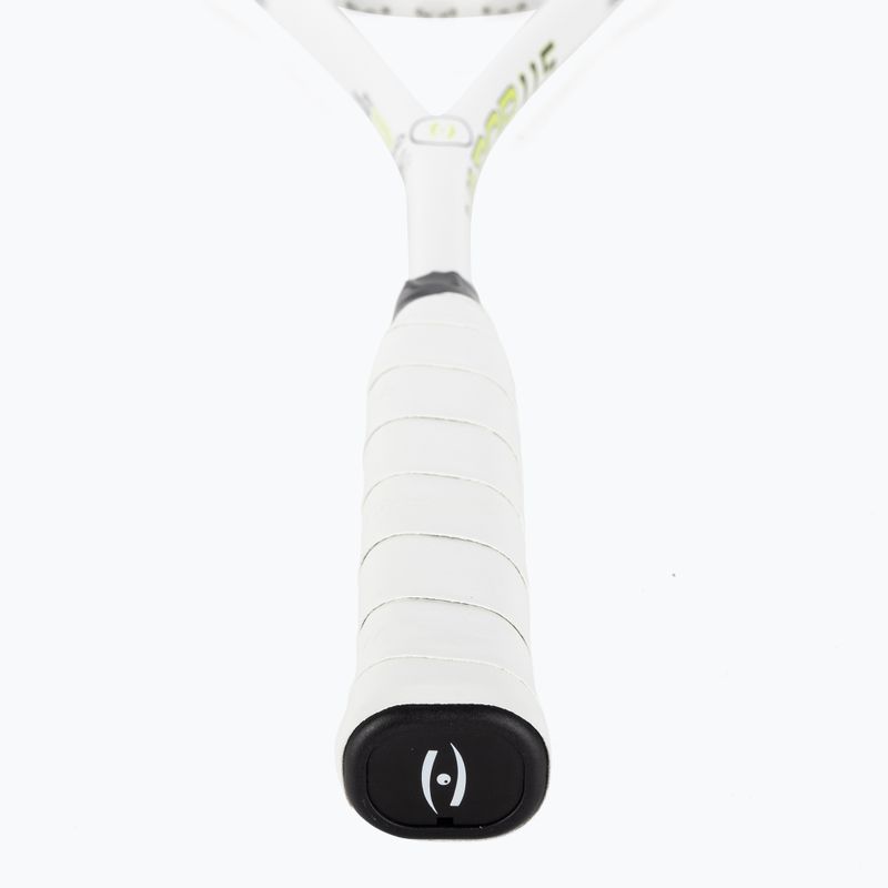 Harrow Vapor 115 Raneem El Welily Signature white/lime squash racket 3