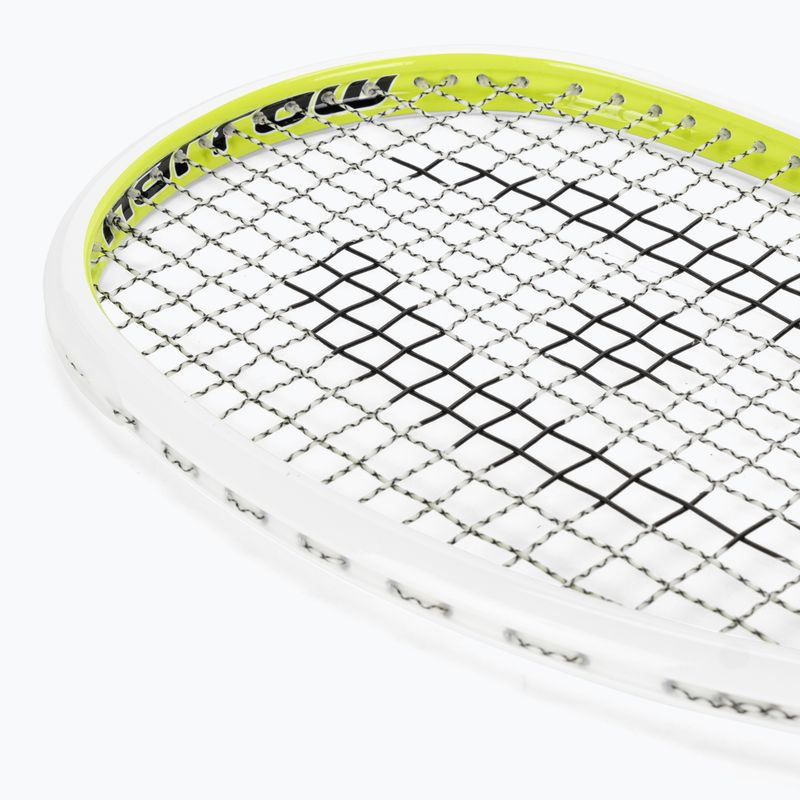 Harrow Vapor 115 Raneem El Welily Signature white/lime squash racket 5