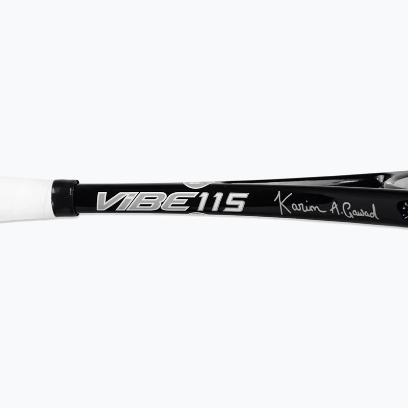 Harrow Vibe 115 Karim Abdel Gawad Signature squash racket black/silver 10