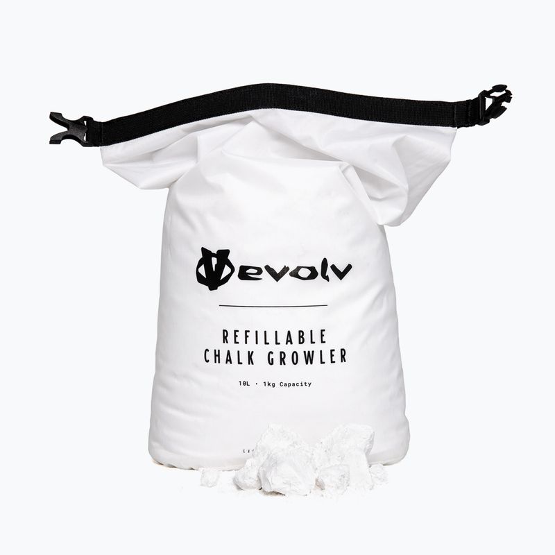 Evolv Chalk Growler clear magnesia bag 2