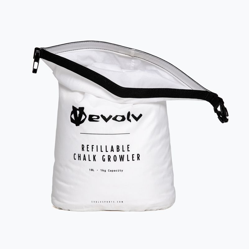 Evolv Chalk Growler clear magnesia bag 3