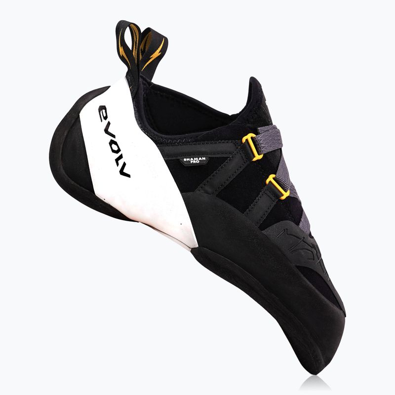 Evolv Shaman Pro 1000 climbing shoes black and white 66-0000062301