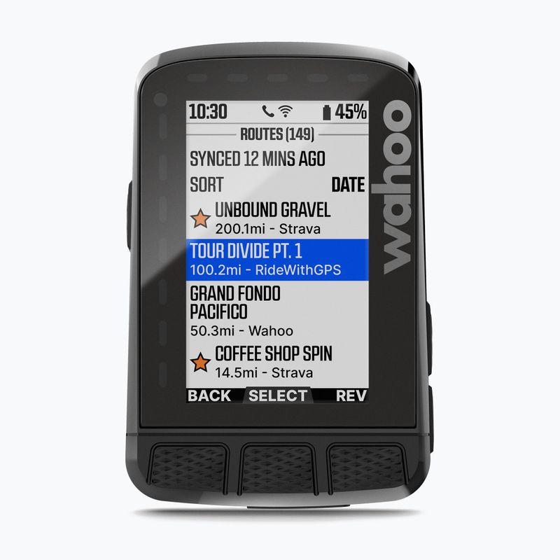 Wahoo Elemnt New Roam Gps (V2) bike counter black WFCC6 4