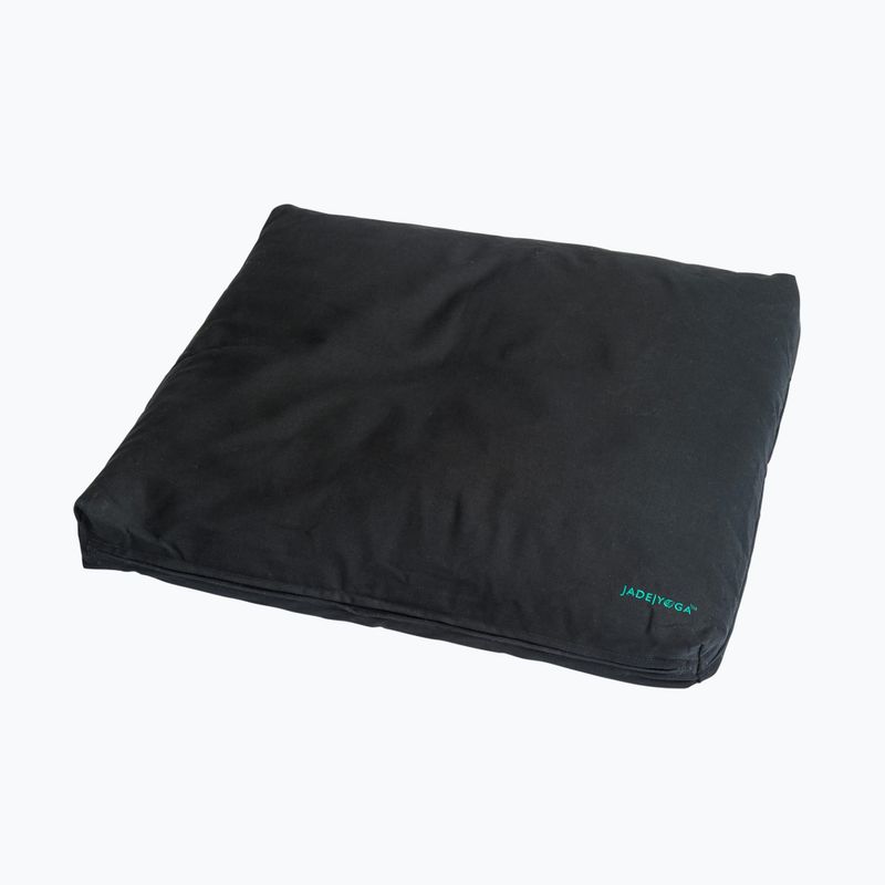 Meditation cushion JadeYoga Organic Cotton Zabuton Meditation Cushion black