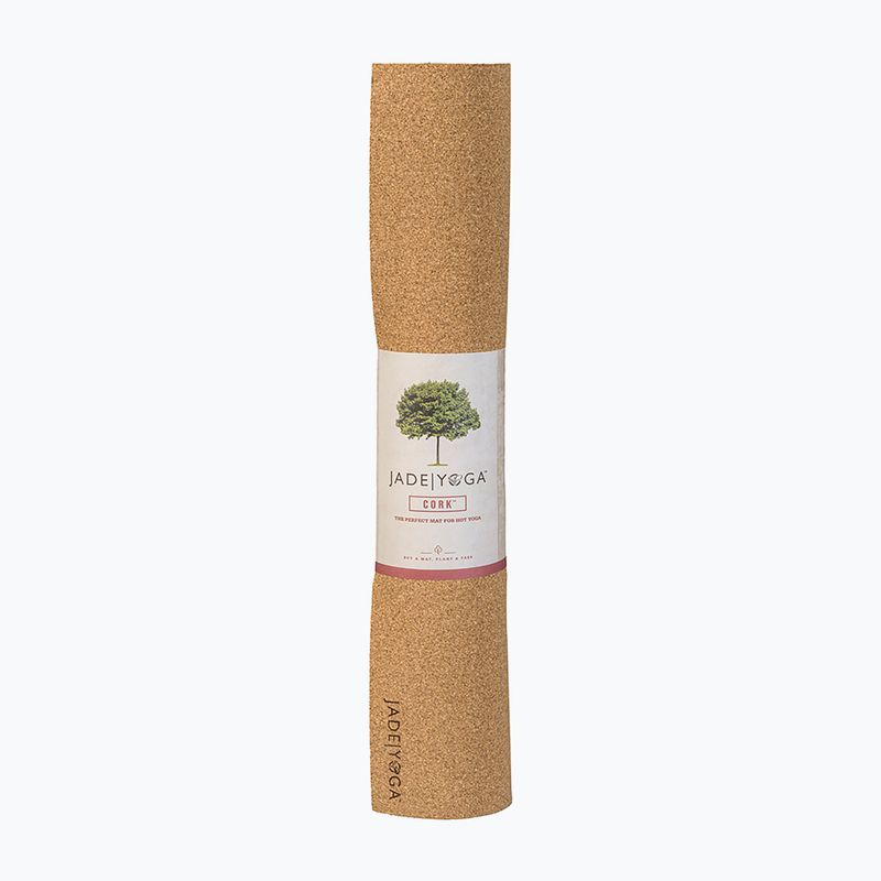 Yoga mat JadeYoga Cork 72'' 4,5 mm natural 6