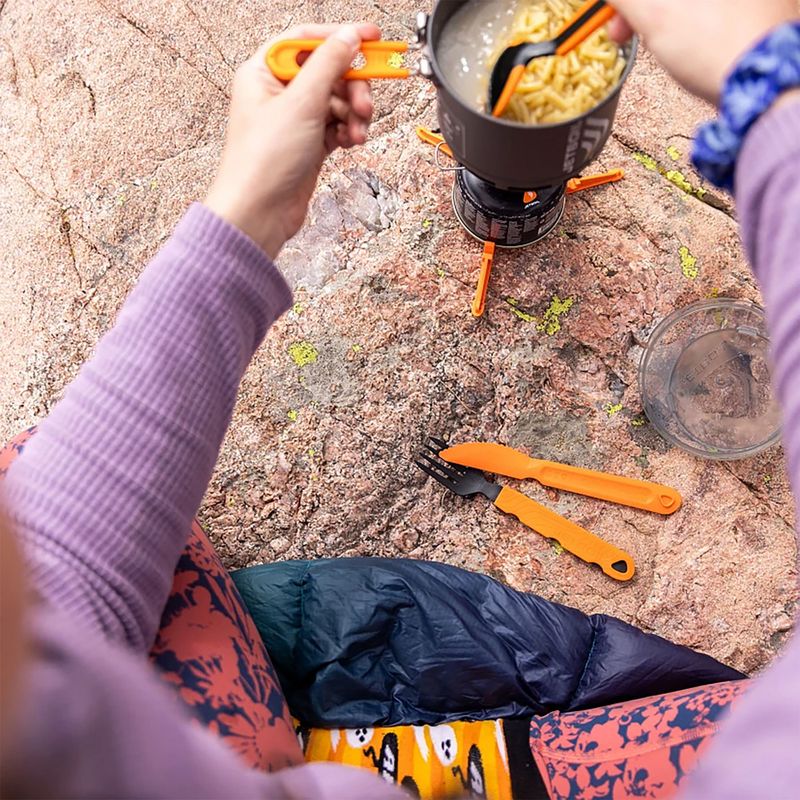 Jetboil TrailWare orange cutlery 12