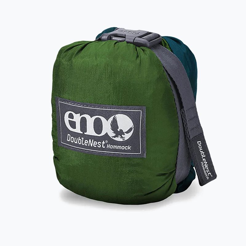 ENO Double Nest hiking hammock green DN016 2