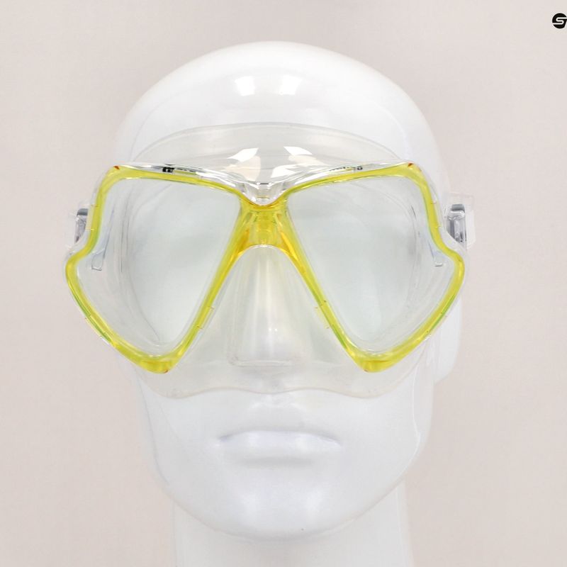Mares Wahoo snorkelling mask clear yellow 411238 8
