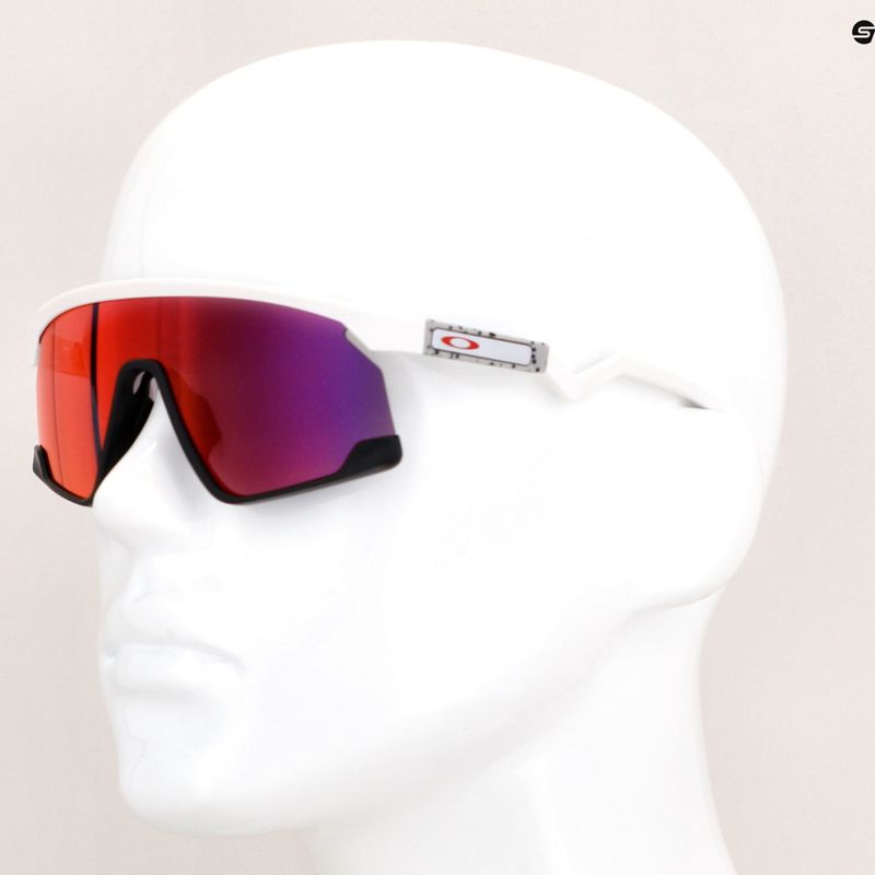 Oakley Bxtr matte white/prizm road sunglasses 6