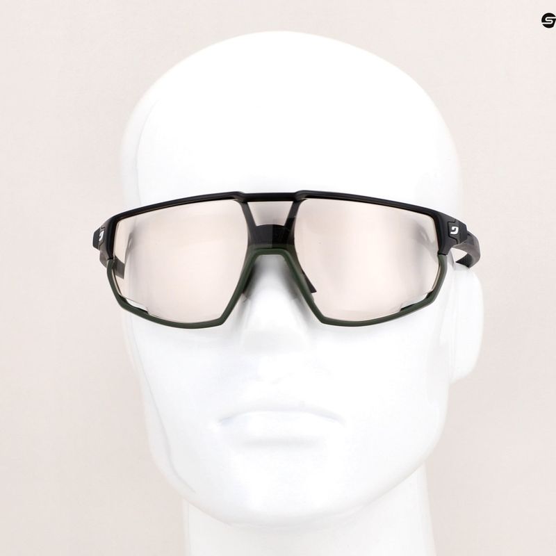Julbo Rush R Eactiv 0-3 High Contrast matt black/khaki cycling glasses 10