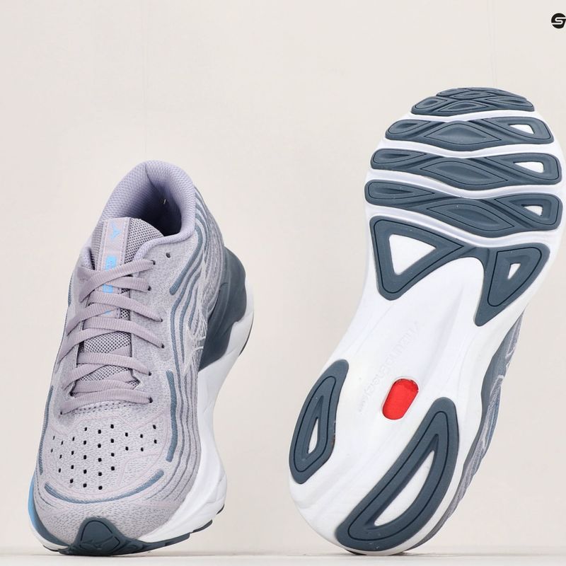 Women's running shoes Mizuno Wave Skyrise 4 wisteria/white/chinablue 13