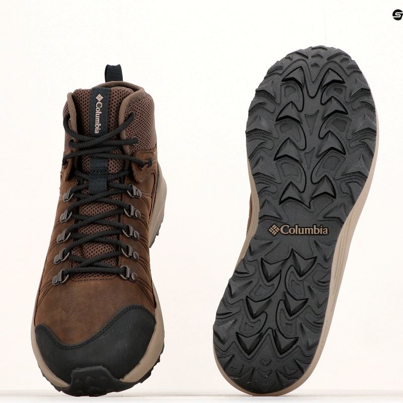 Columbia Trailstorm Crest Mid WP cordovan/black men's trekking boots 21
