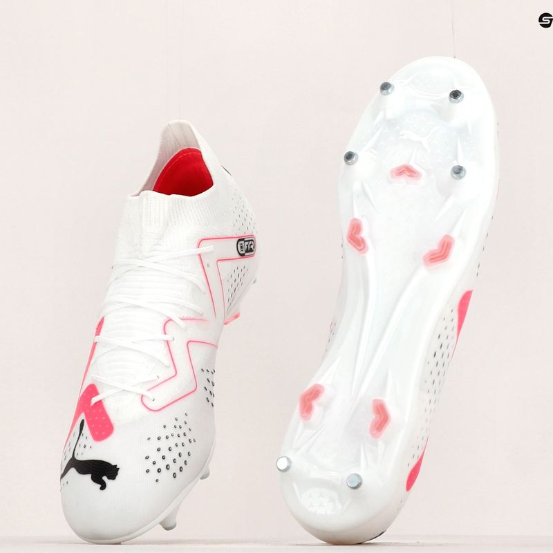 PUMA Future Match MXSG men's football boots puma white/puma black/fire orchid 12