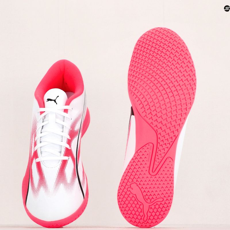 Men's PUMA Ultra Play IT football boots puma white/puma black/fire orchid 16