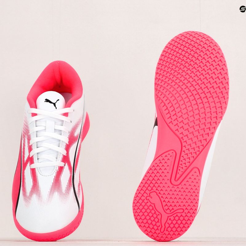 PUMA Ultra Play IT Jr children's football boots puma white/puma black/fire orchid 17