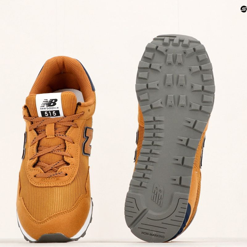 New Balance GC515DH brown children's shoes 18