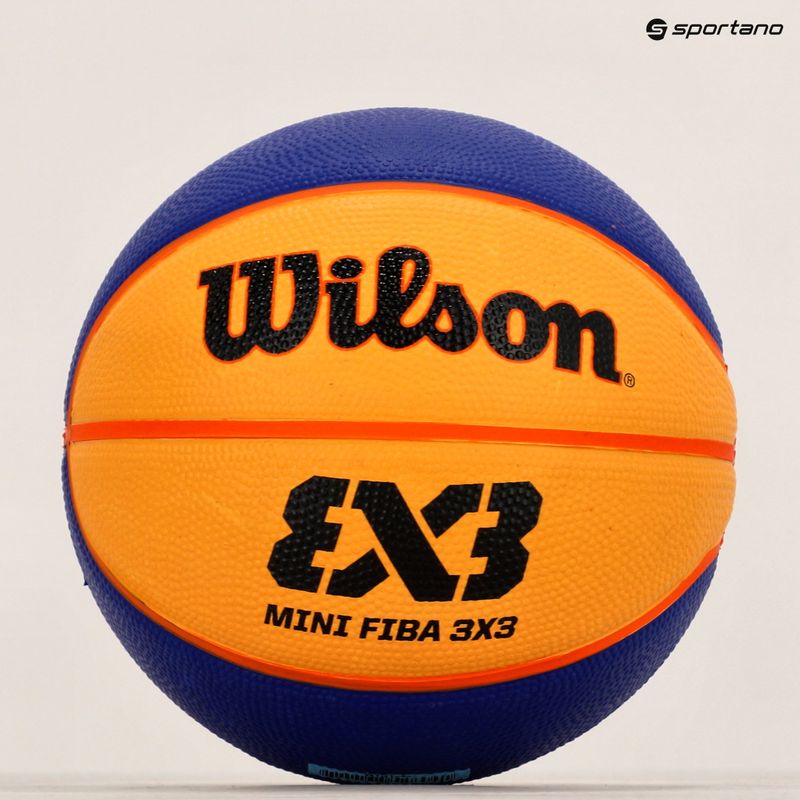 Wilson Fiba 3X3 Mini Rubber basketball WTB1733XB size 3 7