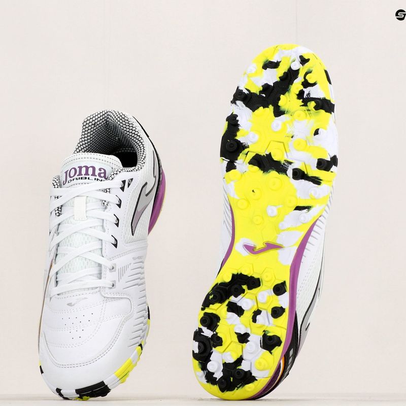 Men's Joma Dribling TF football boots white/black 12