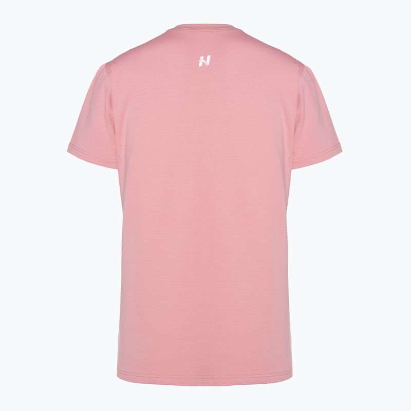 Women's training t-shirt NEBBIA Invisible Logo old rose 8