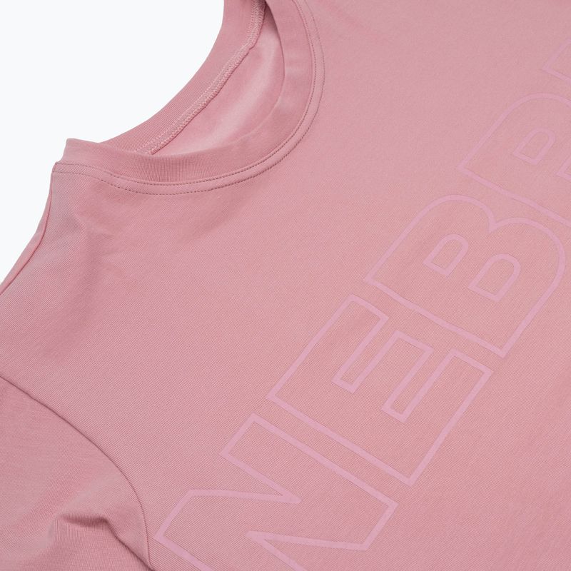 Women's training t-shirt NEBBIA Invisible Logo old rose 10