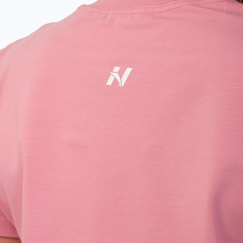 Women's training t-shirt NEBBIA Invisible Logo old rose 6