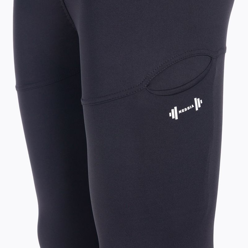 Women's leggings NEBBIA Active High-Waist Smart Pocket black 402 3