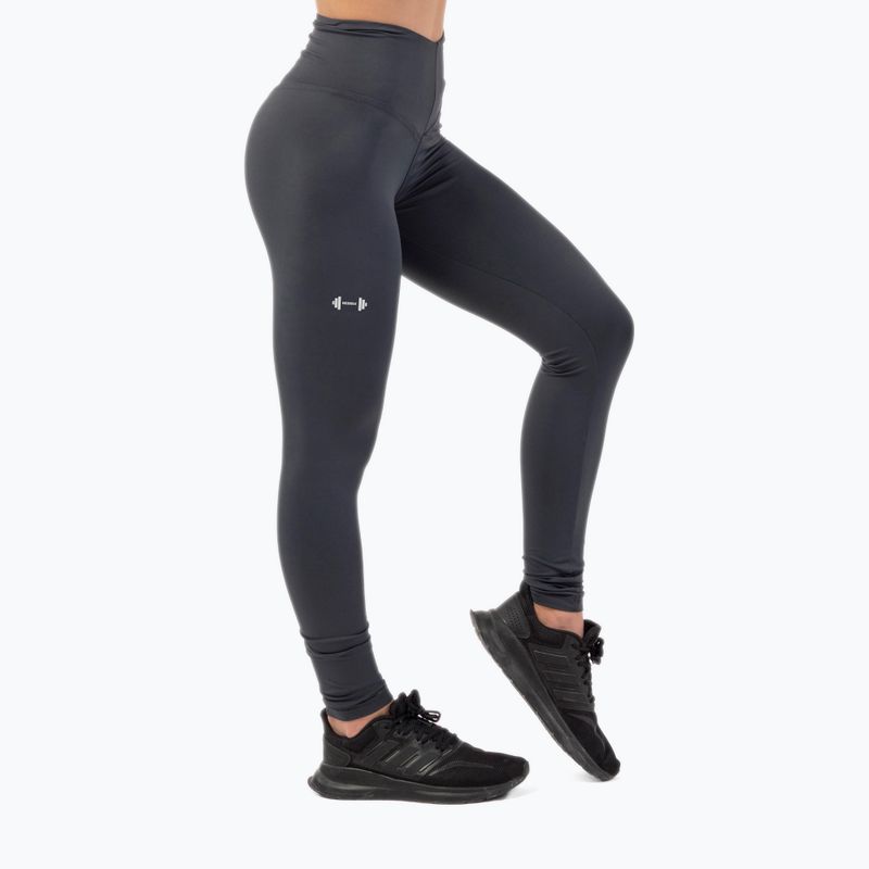 Women's leggings NEBBIA Classic Performance High-Waist grey 4031010