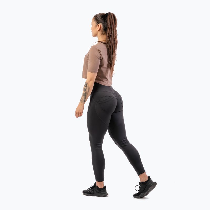 Women's training leggings NEBBIA Lifting Effect Bubble Butt black 5