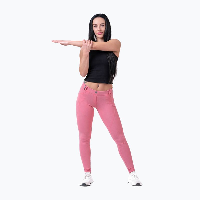 Women's trousers NEBBIA Dreamy Edition Bubble Butt pink