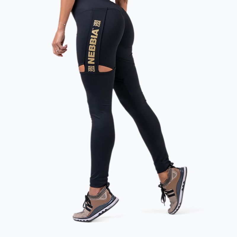 Women's leggings NEBBIA Honey Bunny black 8200110 2