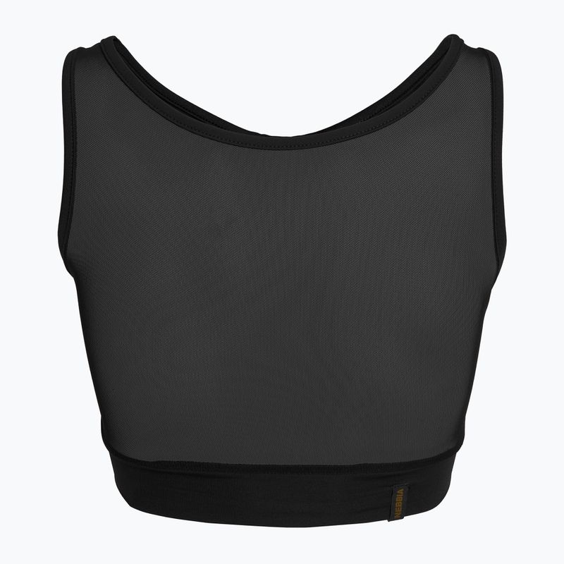 Training bra NEBBIA Gold Mesh Mini Top black 8300110 6