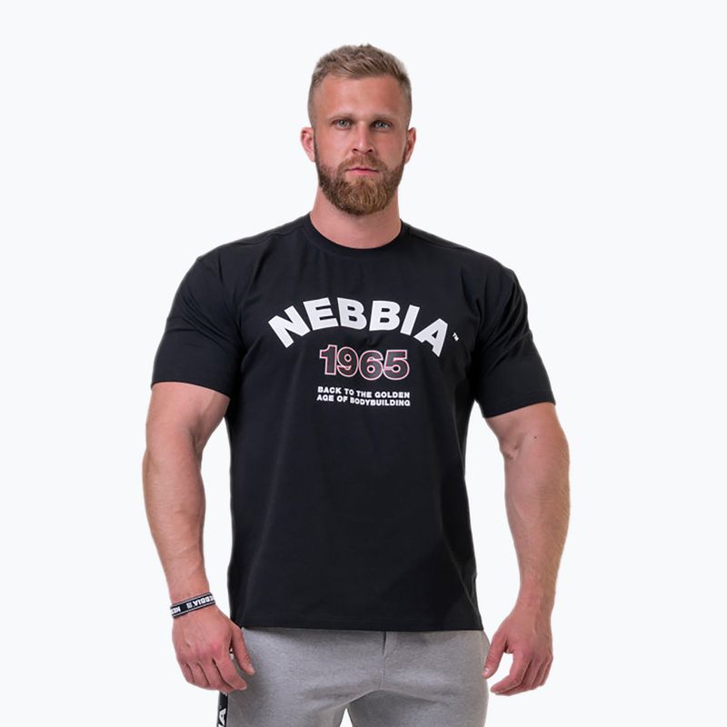 NEBBIA Golden Era men's training shirt black 1920130 2